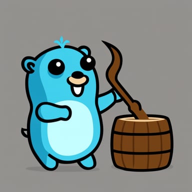 Yes, I can make Go Blue Gopher light blue for your app. Your app, which delivers SMS and emails, will feature Go Blue Gopher as the mascot in a light blue color.