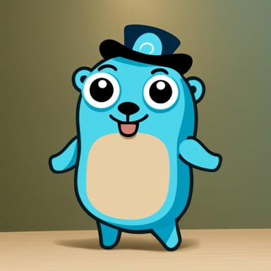 Yes, I can make Go Blue Gopher light blue for your app. Your app, which delivers SMS and emails, will feature Go Blue Gopher as the mascot in a light blue color.