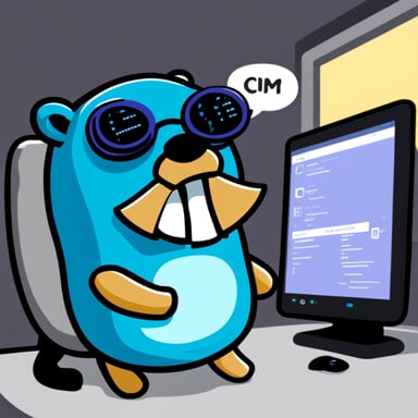 Go Blue Gopher is sitting at a control panel with screens showing email and SMS and tweet icons flying all over it.