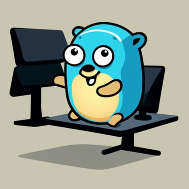 Go Blue Gopher is sitting at a control panel with screens showing email and SMS and tweet icons flying all over it.