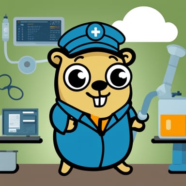 Create a Go Blue Gopher that proxies medical data.