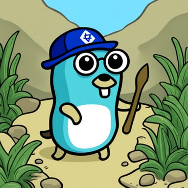 Go blue gopher as Israeli gopher.