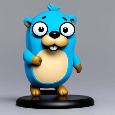 Go Blue Gopher embodies the essence of our application, vigilant and always watching for changes, ready to notify users about important updates. The key attributes of Go Blue Gopher are:

- Go Blue Gopher has a keen, alert expression, symbolizing its role in monitoring events and changes.
- Go Blue Gopher carries a megaphone, representing its duty to notify users promptly.