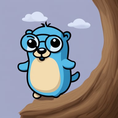 Create me a Go Blue Gopher that implicates an integration between Golang, eBPF, and GitHub Actions.