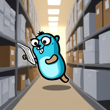 Go Blue Gopher manages the mail efficiently.