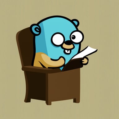 Go Blue Gopher managing email efficiently.