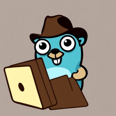 Go Blue Gopher managing email efficiently.