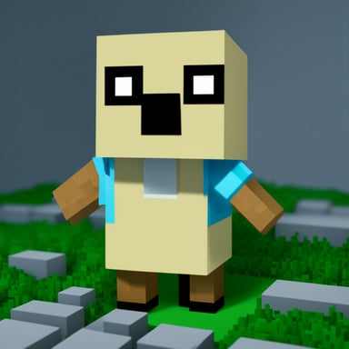 Go Blue Gopher in a Minecraft movie