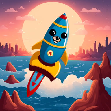 Ride a rocket, go blue gopher!
