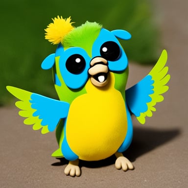 Go Blue Gopher as a mix of a party parrot and gopher.