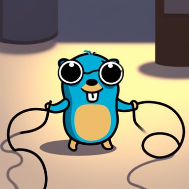 Go Blue Gopher trying to connect to big energized, sparking, and lighting wires.
