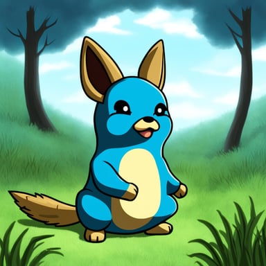 Go Blue Gopher programming with 4 kyuubi tails emerging.
