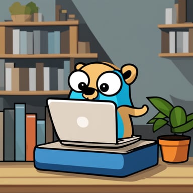 AWS DynamoDB Go Blue Gopher