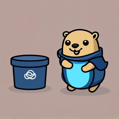 AWS DynamoDB Go Blue Gopher