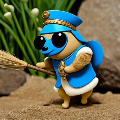 Go Blue Gopher as an Ancient Roman gopher