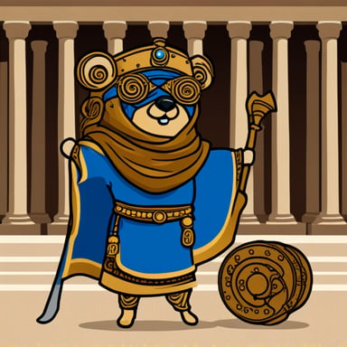 Go Blue Gopher as an Ancient Roman gopher