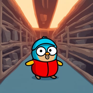 Go Blue Gopher as Cartman.