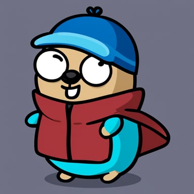 Go Blue Gopher as Cartman.