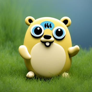 The go blue gopher embodies the spirit of womanly grace and strength in its actions and demeanor.