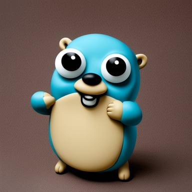 The go blue gopher embodies the spirit of womanly grace and strength in its actions and demeanor.