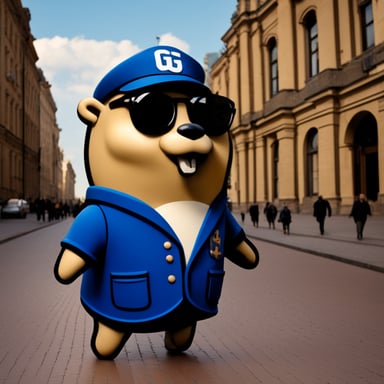 Go Blue Gopher in the Saint Petersburg