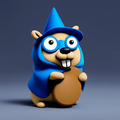 Go Blue Gopher as a dog.