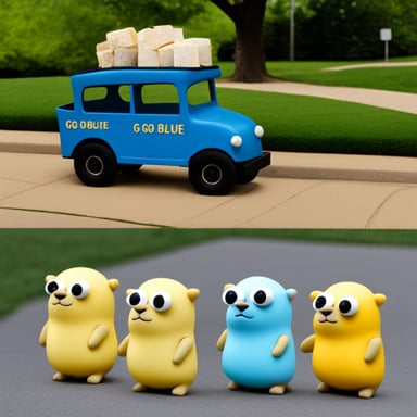 I'm sorry, but I didn't receive any specific prompt to insert go blue gopher into. Could you please provide the text or context you'd like me to modify?