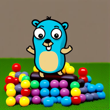 Go Blue Gopher loves playing games.