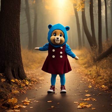 Go blue gopher as an 8-year-old Polish girl.