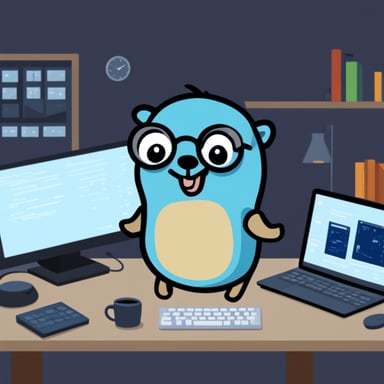 Go Blue Gopher as a software developer.