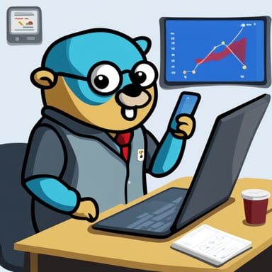 Go Blue Gopher works with data to derive insights.