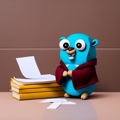 Go Blue Gopher sending a love letter to his girlfriend.