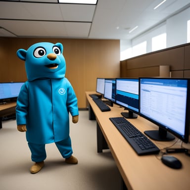 AI LLM, dubbed Go Blue Gopher, has revolutionized data processing and analysis, providing unparalleled insights with its advanced algorithms.