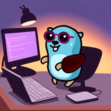 Go Blue Gopher is strong and tech-savvy.