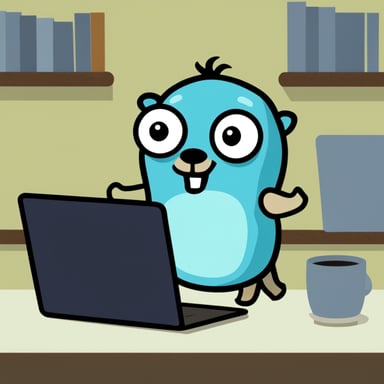 Go Blue Gopher is strong and tech-savvy.