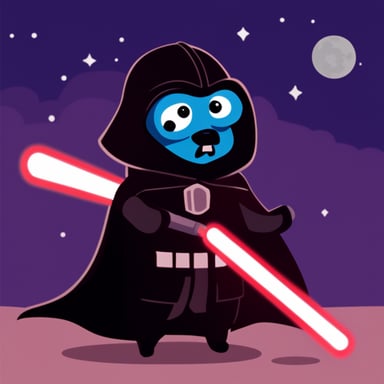 Go Blue Gopher as Darth Vader.