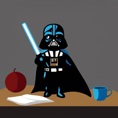 Go Blue Gopher as Darth Vader.