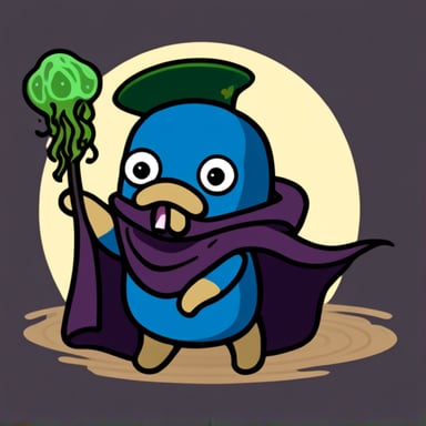 Go Blue Gopher as a Cthulhu gopher combo