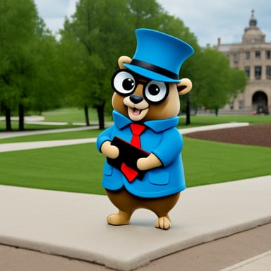 Go Blue Gopher as a member of the EFF
