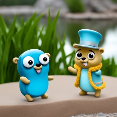two go blue gopher buddies