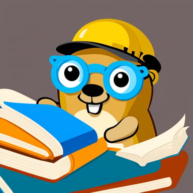 Go Blue Gopher looking for technical information in books.