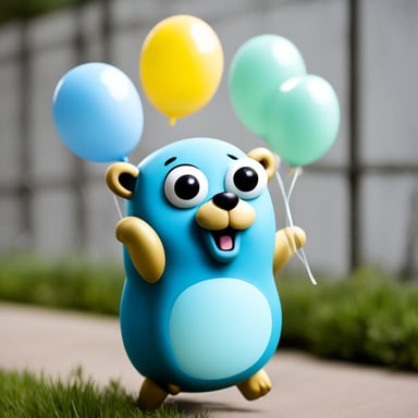 Choosing from many options, the Go Blue Gopher bubble stood out as the cutest.