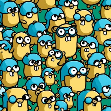 Choosing from many options, the Go Blue Gopher bubble stood out as the cutest.