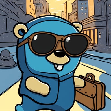 The go blue gopher that never sleeps is always on the move, exploring new places and seeking adventures.